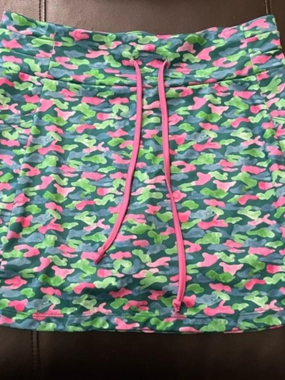 PGA Tour Vibrant Pink and Green Skirt. Size S